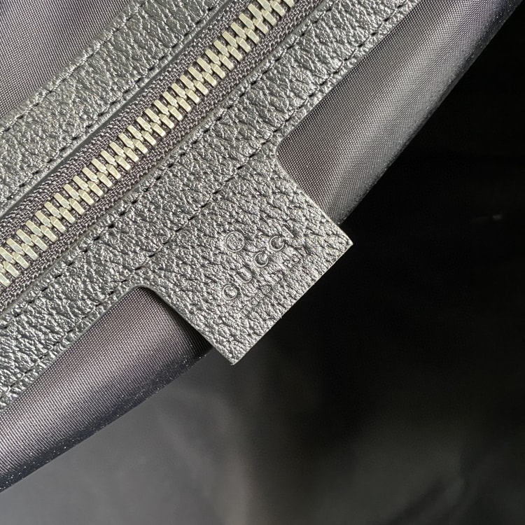 Gucci Off The Grid Duffle Bag Black GG Nylon 658632 H9HVN 1000