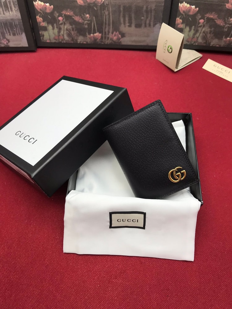 Gucci GG Marmont Card Case Wallet For Men, Men's Wallet 11cm/4.1in GG 428737