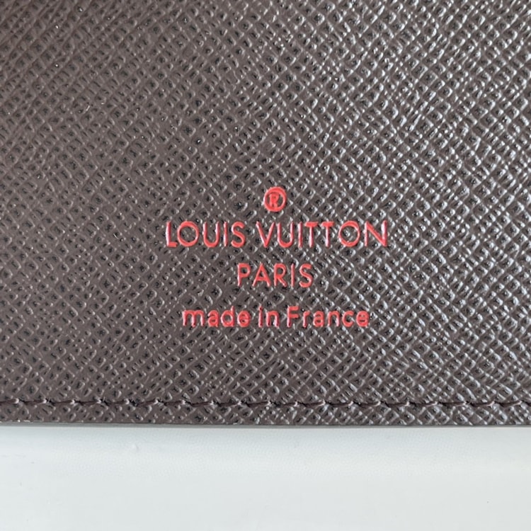 Louis Vuitton Amerigo Wallet Damier Ebene For Men, Men's Wallet 4.7in/11.5cm LV