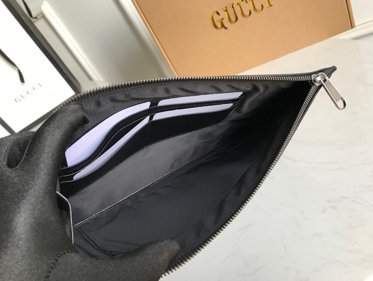 Gucci Off The Grid Pouch Black For Men, Men's Pouch 12in/31cm GG 625598 H9HAN 1000