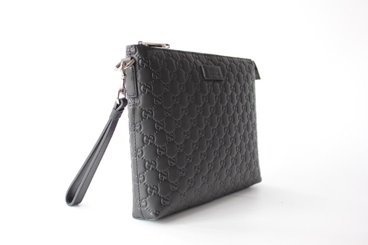 Gucci Animalier Pouch Full Black For Men, Men's Pouch 12in/30.5cm GG