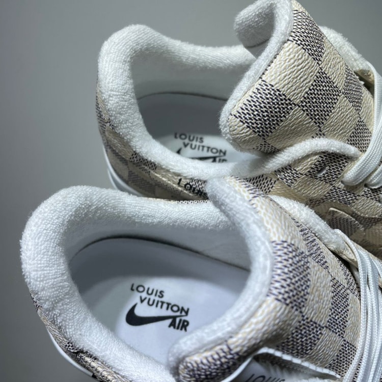 Louis Vuitton And Nike “Air Force 1” By Virgil Abloh Ivory For Men, Men’s Shoes