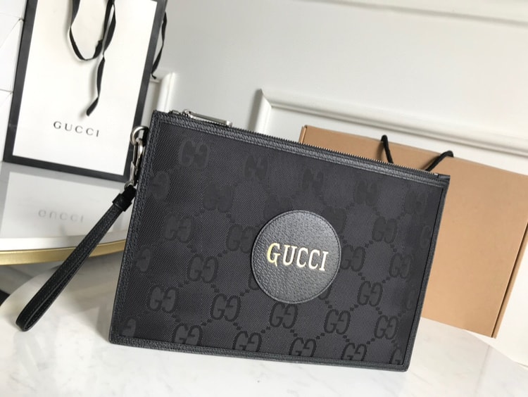 Gucci Off The Grid Pouch Black For Men, Men's Pouch 12in/31cm GG 625598 H9HAN 1000