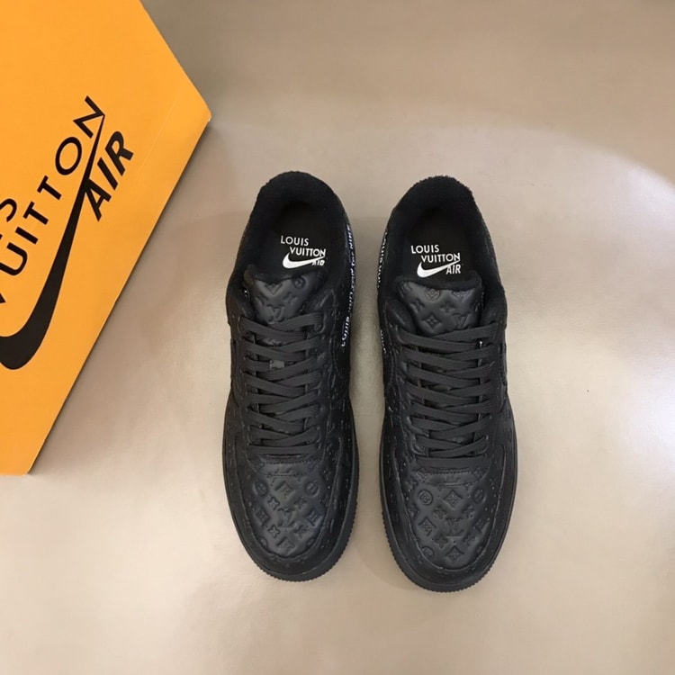 Louis Vuitton And Nike “Air Force 1” By Virgil Abloh Black-Anthracite For Men, Men's Shoes 1A9VD6