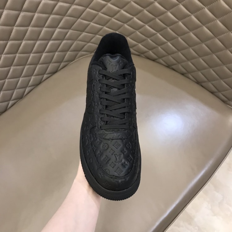 Louis Vuitton And Nike “Air Force 1” By Virgil Abloh Black-Anthracite For Men, Men's Shoes 1A9VD6