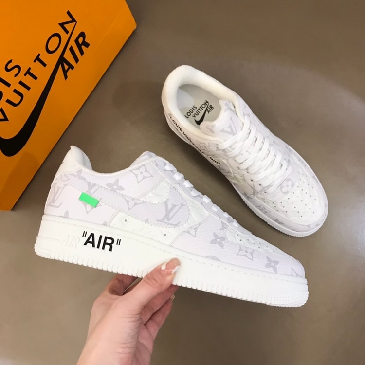Louis Vuitton And Nike “Air Force 1” By Virgil Abloh White For Men, Men’s Shoes