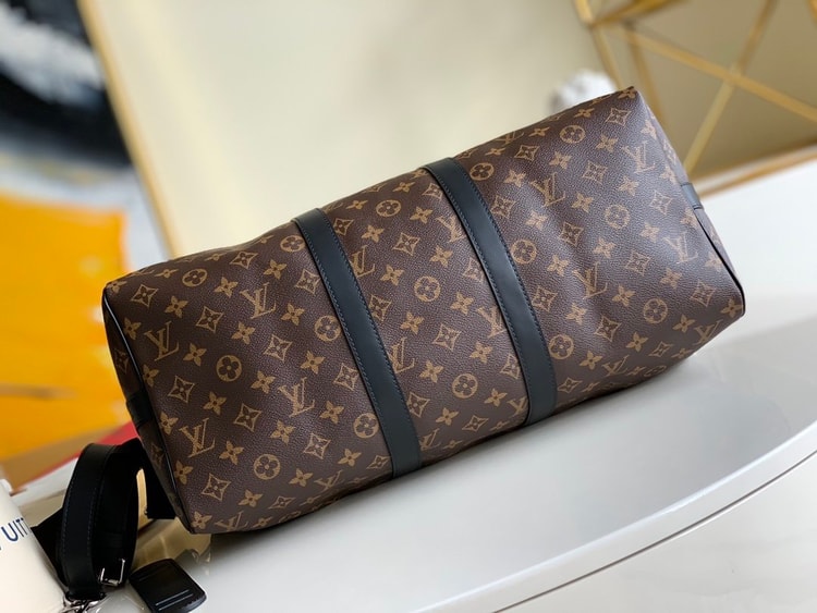 Louis Vuitton Keepall Bandouliere 45 Monogram Macassar Canvas M56711