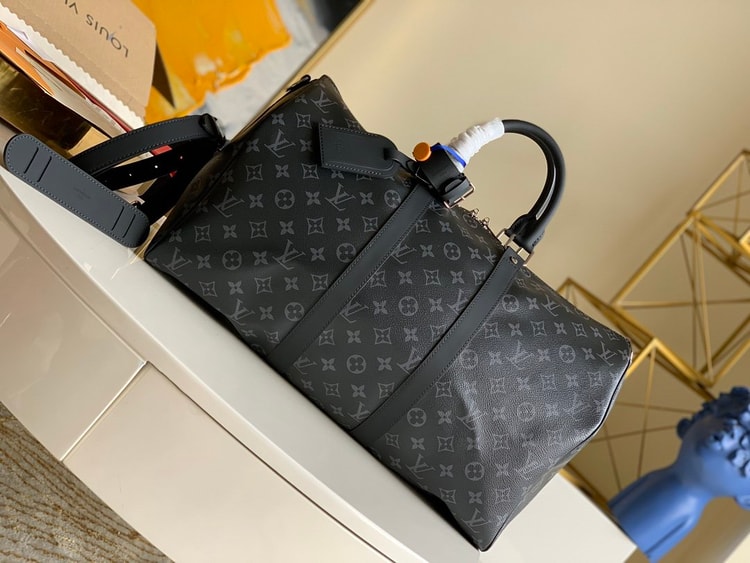 Louis Vuitton Keepall Bandouliere 45 Monogram Eclipse Canvas M40569