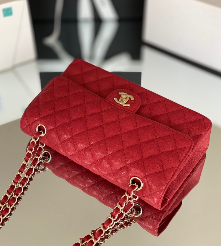Chanel Classic Handbag 26cm Red A01112