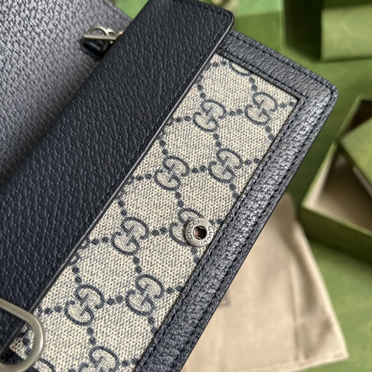 Dionysus GG Super Mini Bag Beige And Blue GG 476432 UN3BN 1274