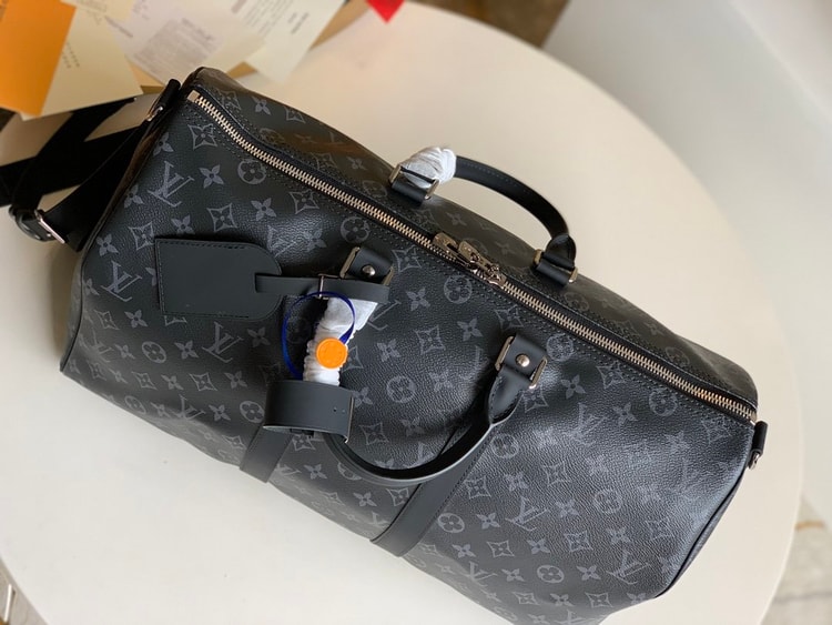 Louis Vuitton Keepall Bandouliere 45 Monogram Eclipse Canvas M40569