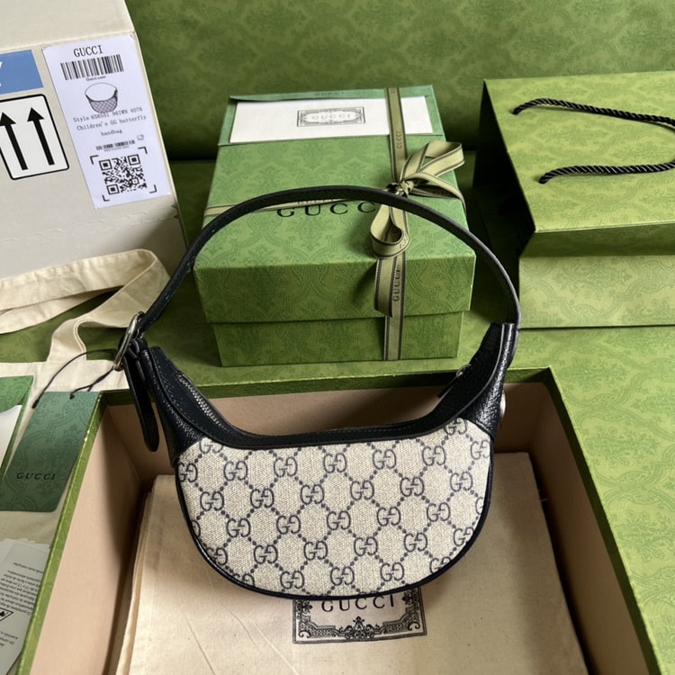 Gucci Ophidia GG Mini Bag Beige And Blue 658551 96IWN 4076