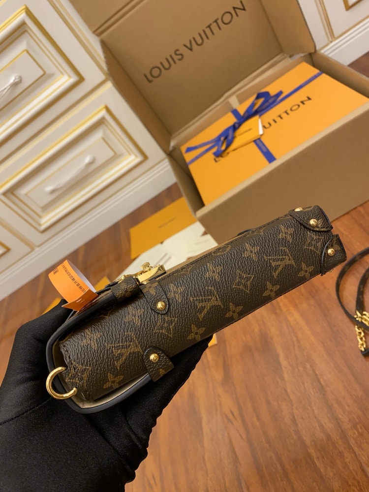 Louis Vuitton Pochette Trunk Verticale Monogram Reverse With Monogram Canvas Brown M67873