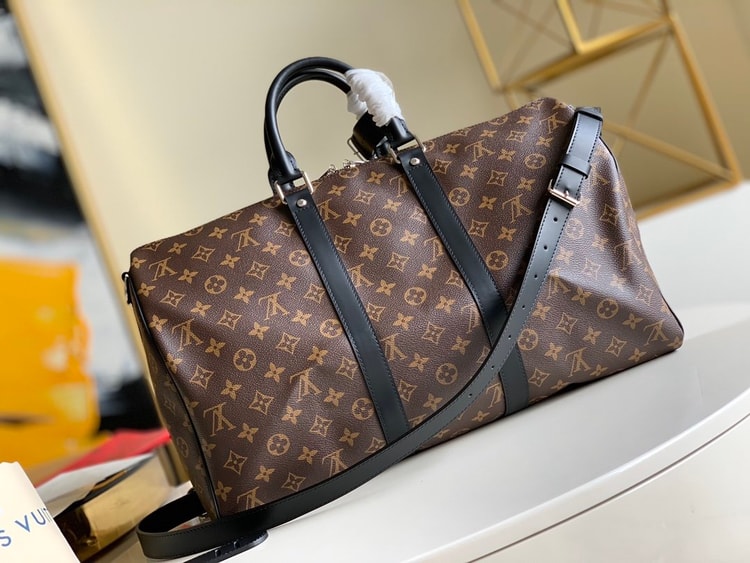 Louis Vuitton Keepall Bandouliere 45 Monogram Macassar Canvas M56711