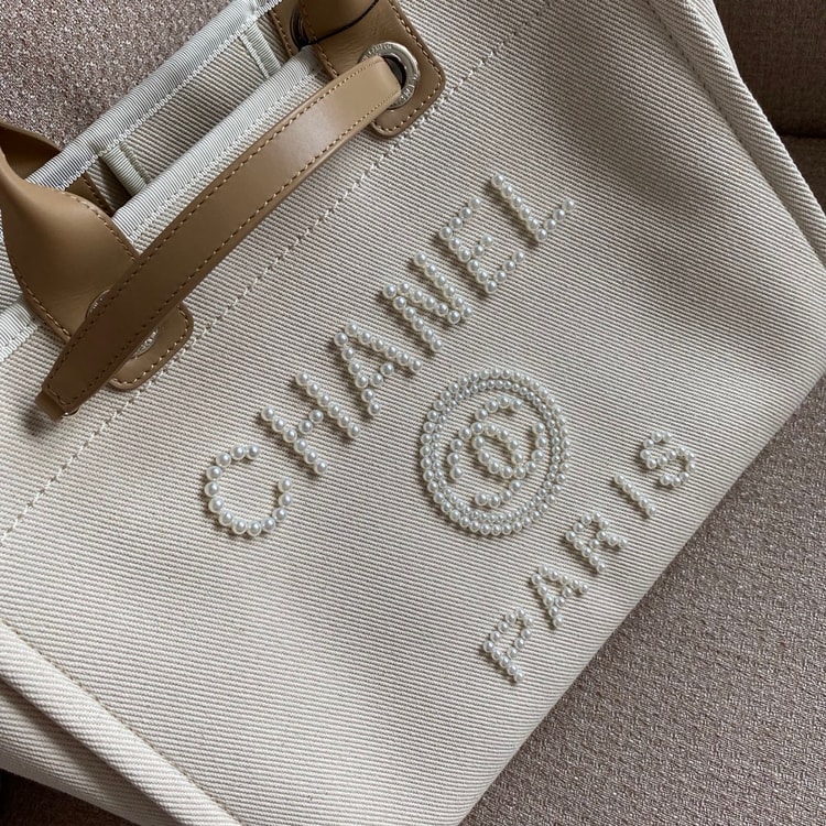 Chanel Deauville Tote Bag Beige