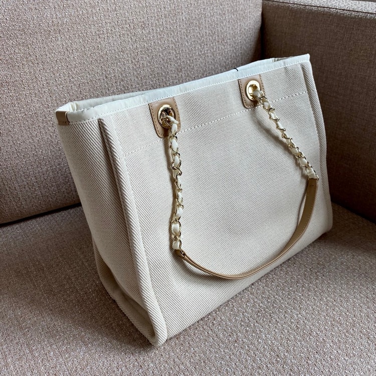 Chanel Deauville Tote Bag Beige