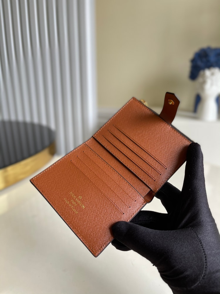 Louis Vuitton Multiple Card Holder Monogram Canvas Brown For Men, Men's Wallet 11cm LV N60451