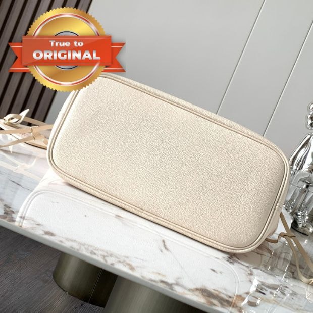 [True-to-ORIGINAL] Louis Vuitton Neverfull MM Creme For Women 12.2in/31cm M21579