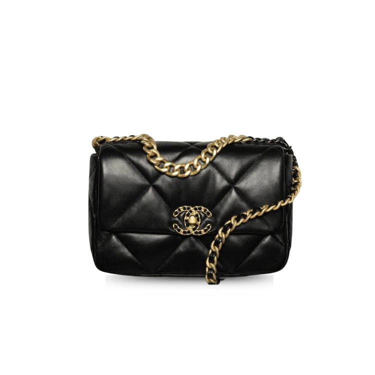 Chanel 19 Handbag 26cm Black AS1160 B04852 94305