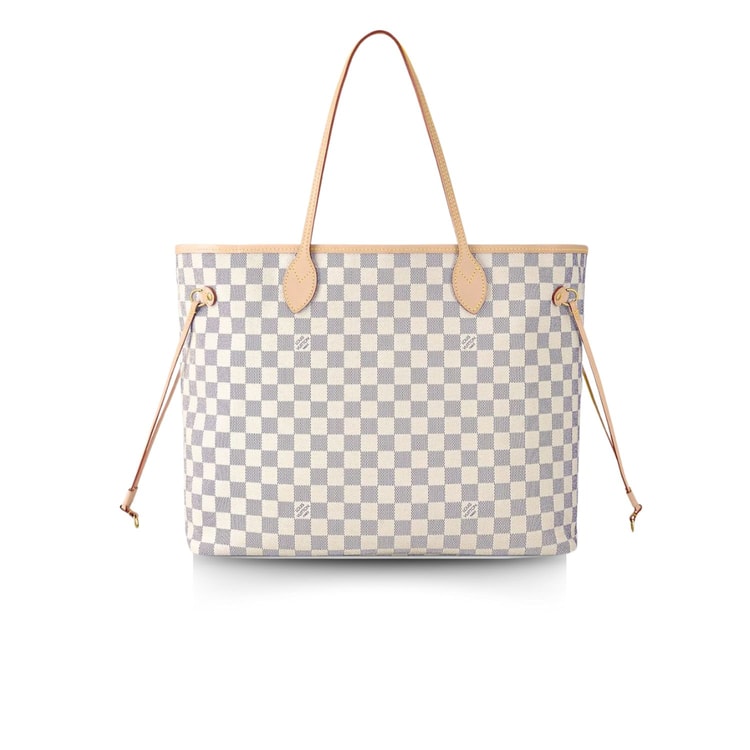 Louis Vuitton Neverfull GM Tote Bag Damier Azur Canvas Beige N41360