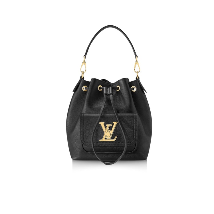 Louis Vuitton Lockme Bucket Black M57687