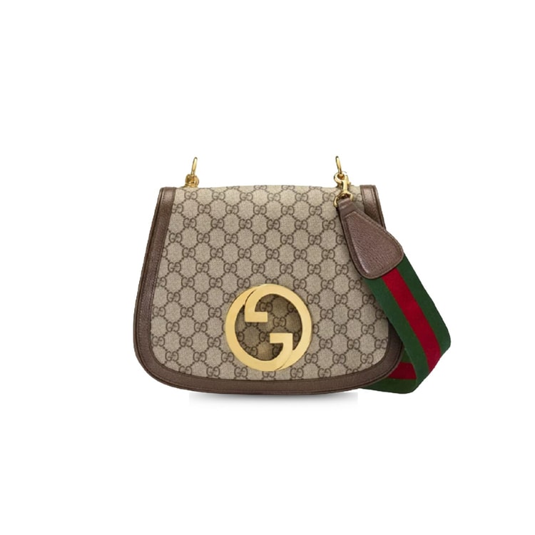 Gucci Blondie Medium Shoulder Bag Beige 699210 96IWG 8745