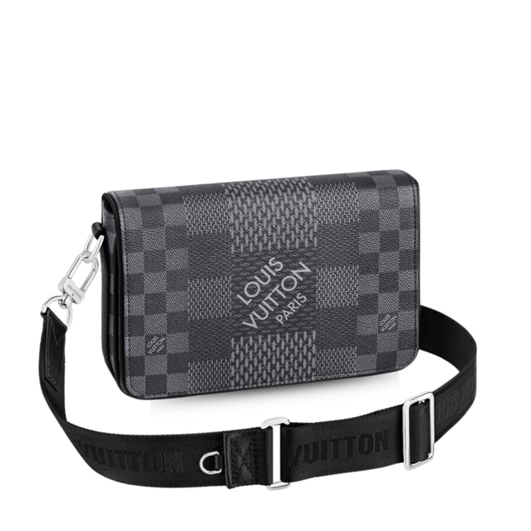 Louis Vuitton Studio Messenger Damier Graphite Gray N50013