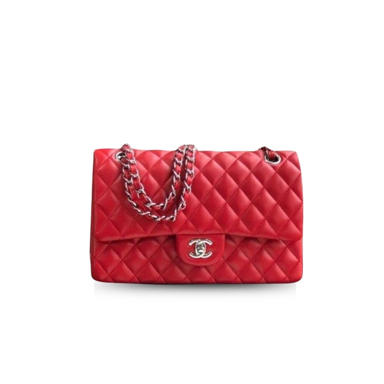 Chanel Classic HandBag Red A01112