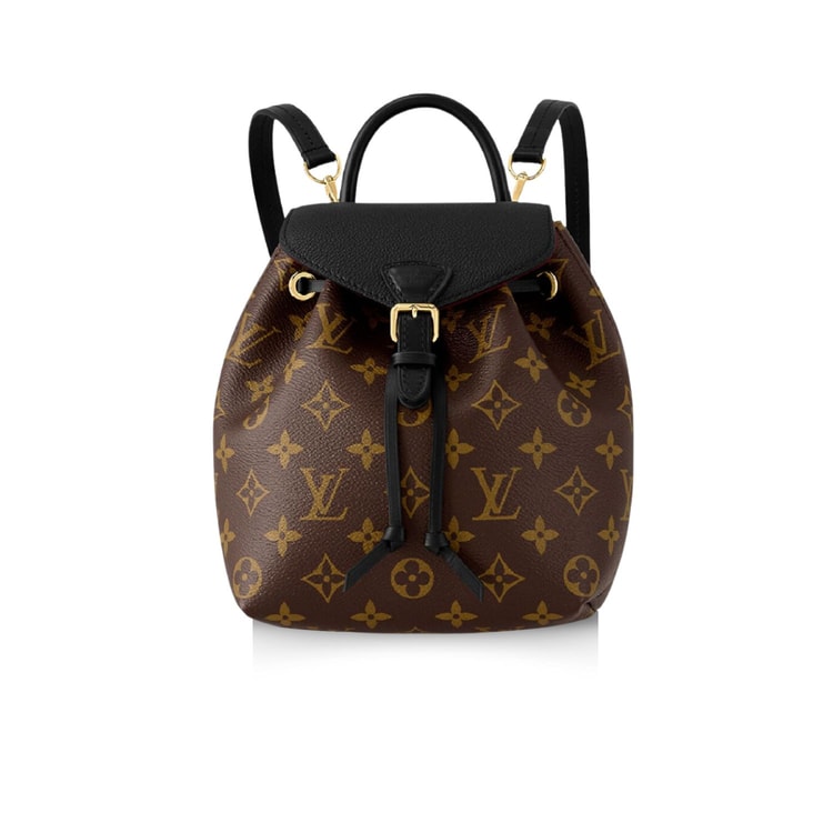 Louis Vuitton Montsouris BB Backpack Monogram Canvas Black M45516