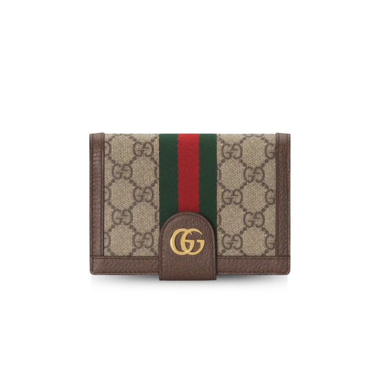 Gucci Ophidia GG Passport Case Supreme Canvas Beige 598914 96IWG 8745