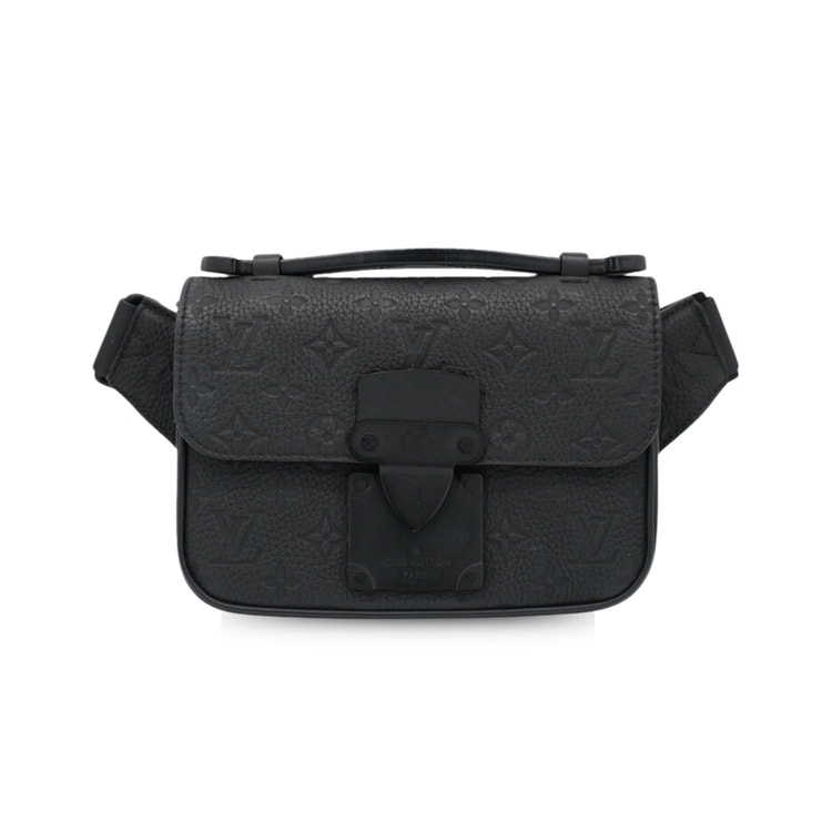 Louis Vuitton S Lock Sling Bag Black M58487