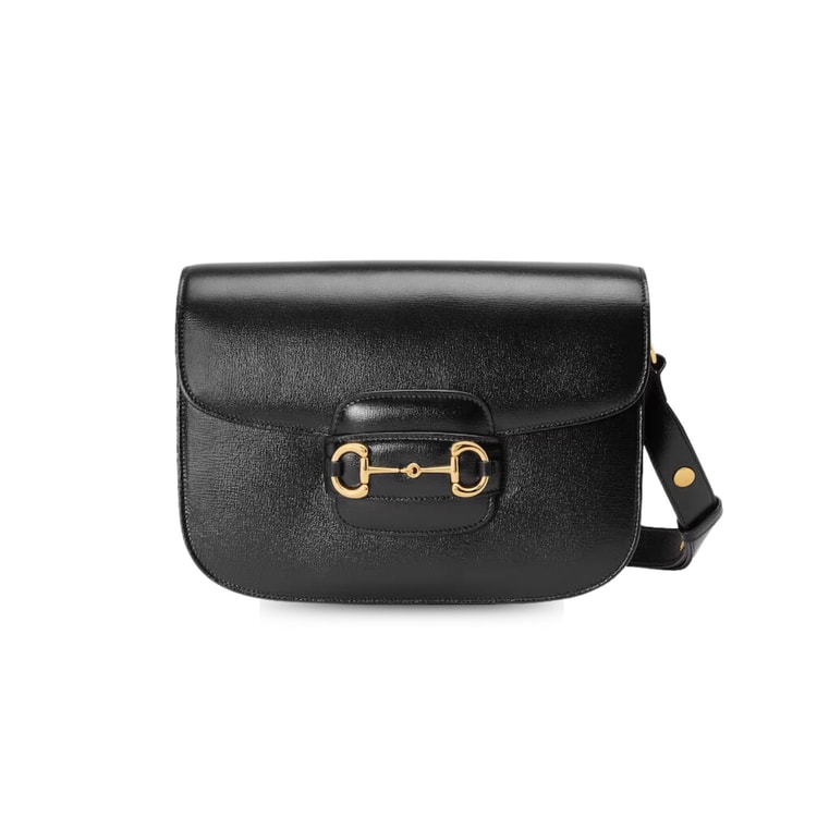 Gucci Horsebit 1955 Shoulder Bag Black 602204 1DB0G 1000