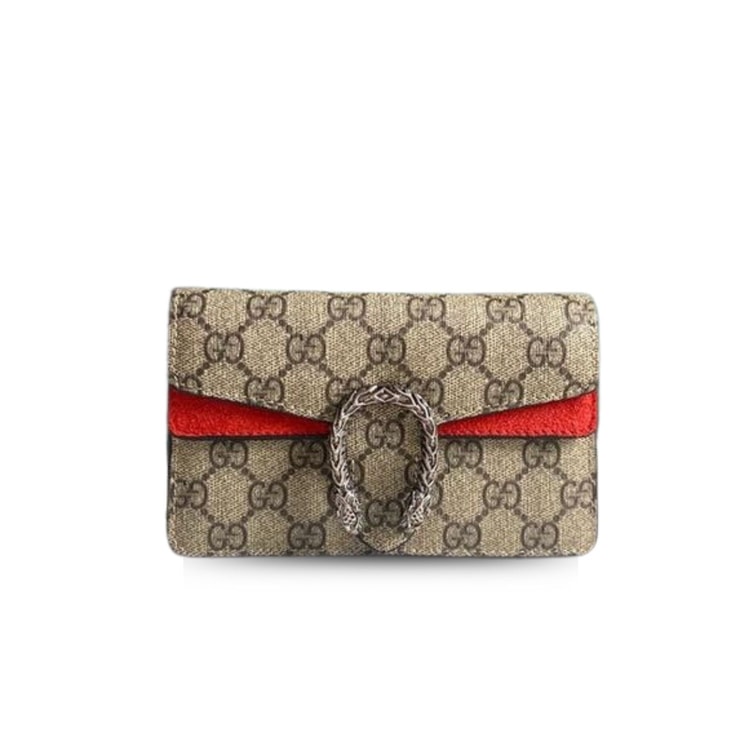 Gucci Dionysus Supreme Super Mini Bag Beige/Ebony 476432