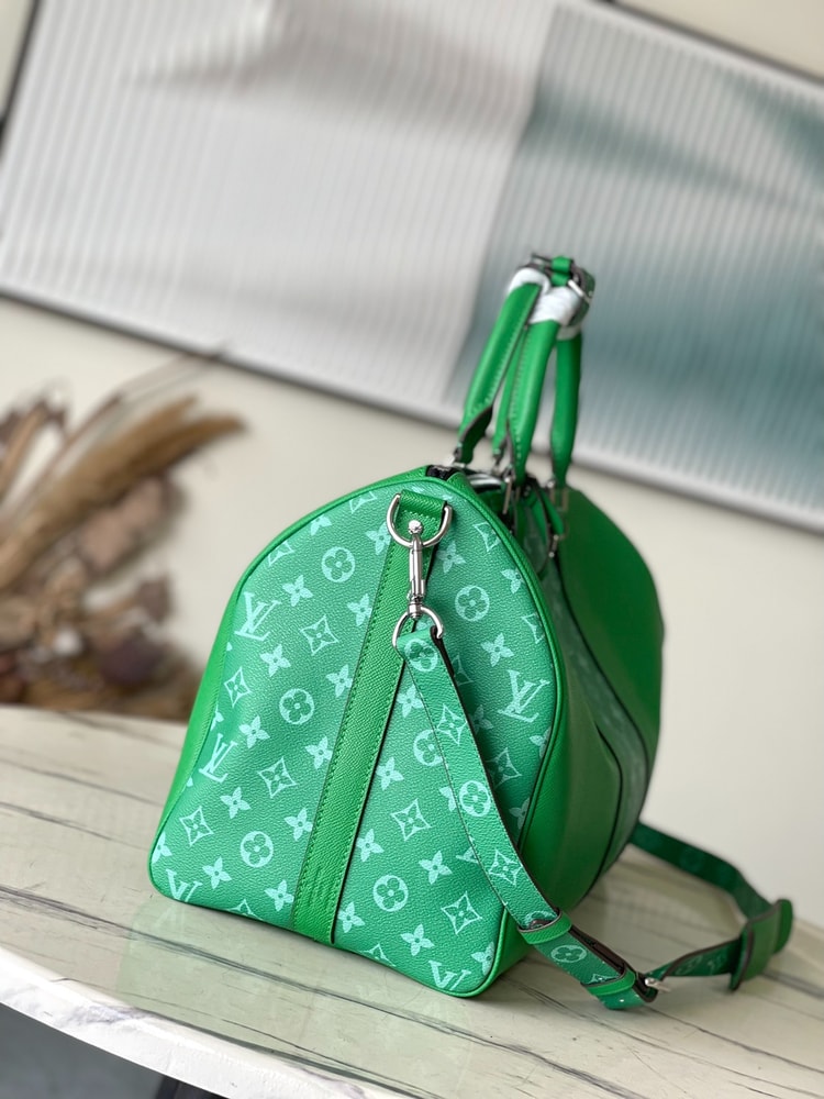 Louis Vuitton Keepall Bandouliere 45 Green For Women 17.7in/45cm M31046