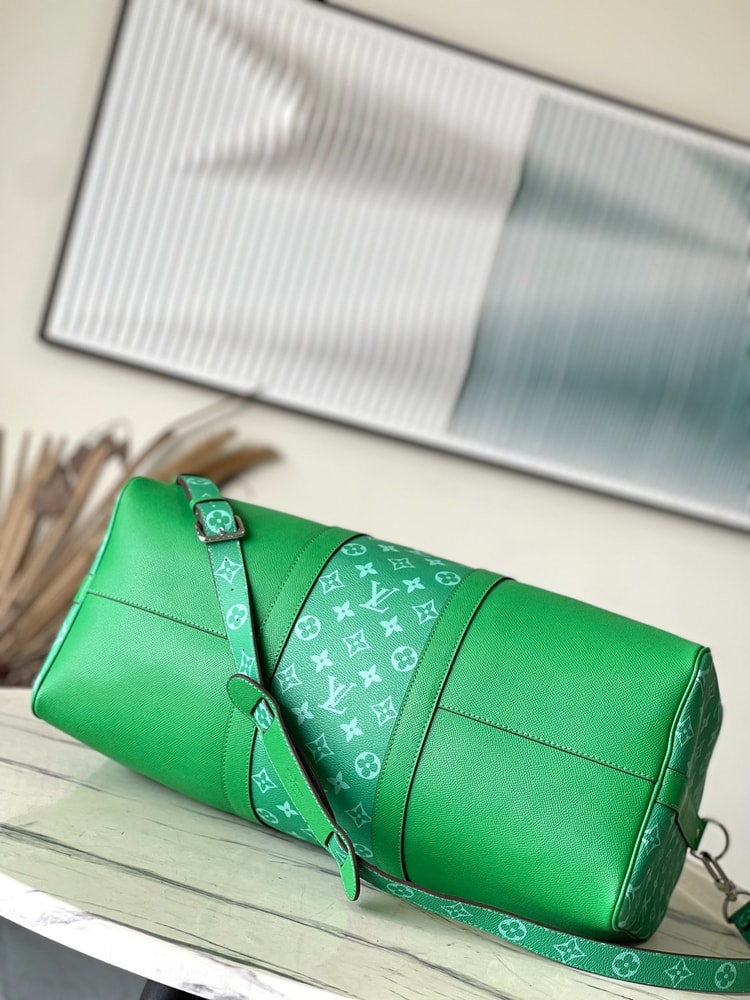 Louis Vuitton Keepall Bandouliere 45 Green For Women 17.7in/45cm M31046