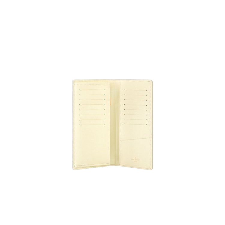 Louis Vuitton Brazza Wallet Cream For Women 3.9 Inches/ 10 Cm M83335