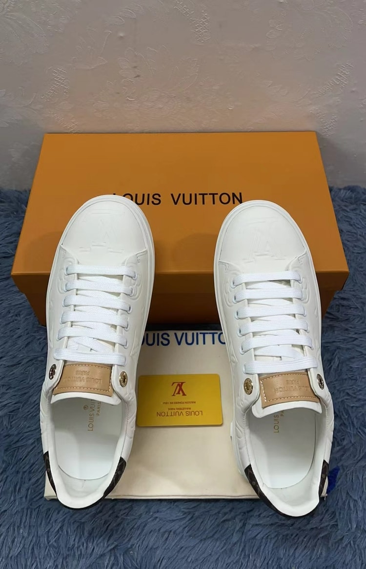 Louis Vuitton Time Out Sneaker White For Women LV