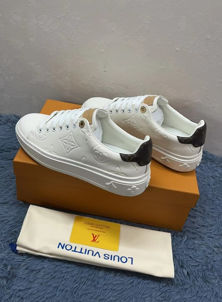 Louis Vuitton Time Out Sneaker White For Women LV