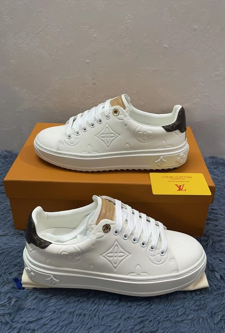 Louis Vuitton Time Out Sneaker White For Women LV
