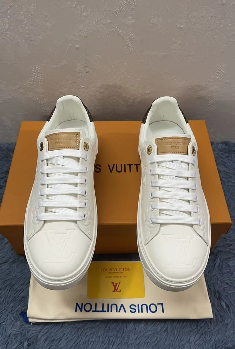 Louis Vuitton Time Out Sneaker White For Women LV