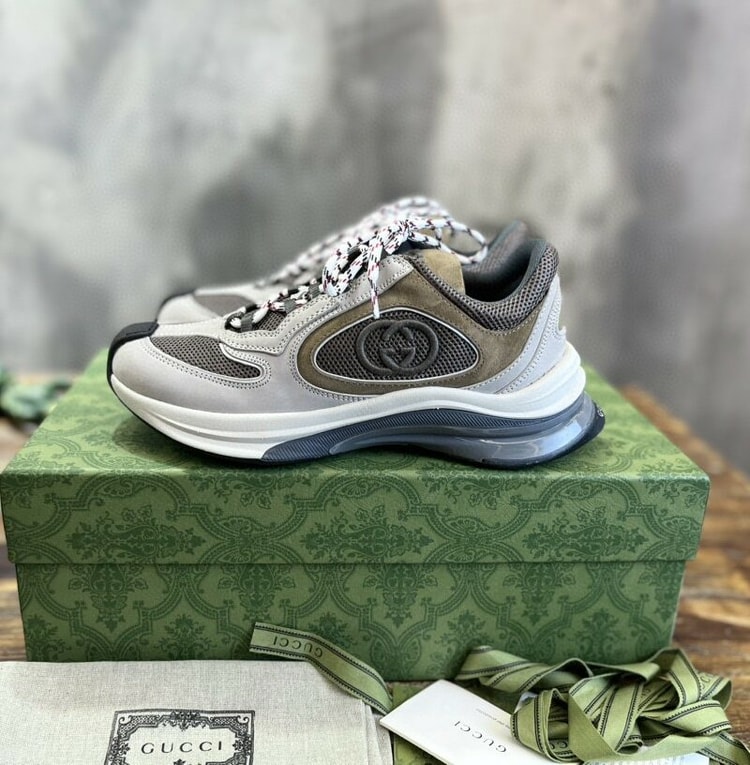Gucci Run Sneaker Grey For Men