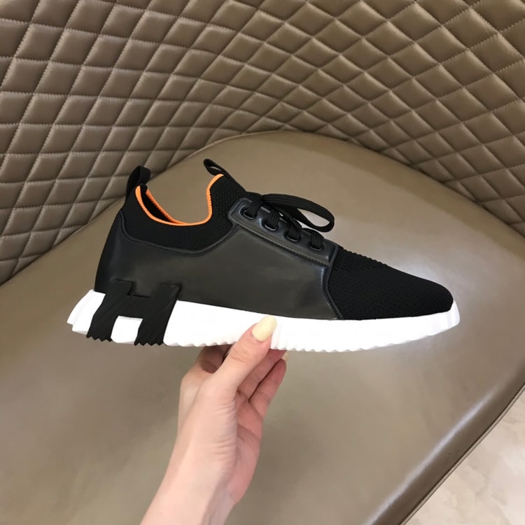 Hermes Depart Sneaker Black For Men H212918ZH02430