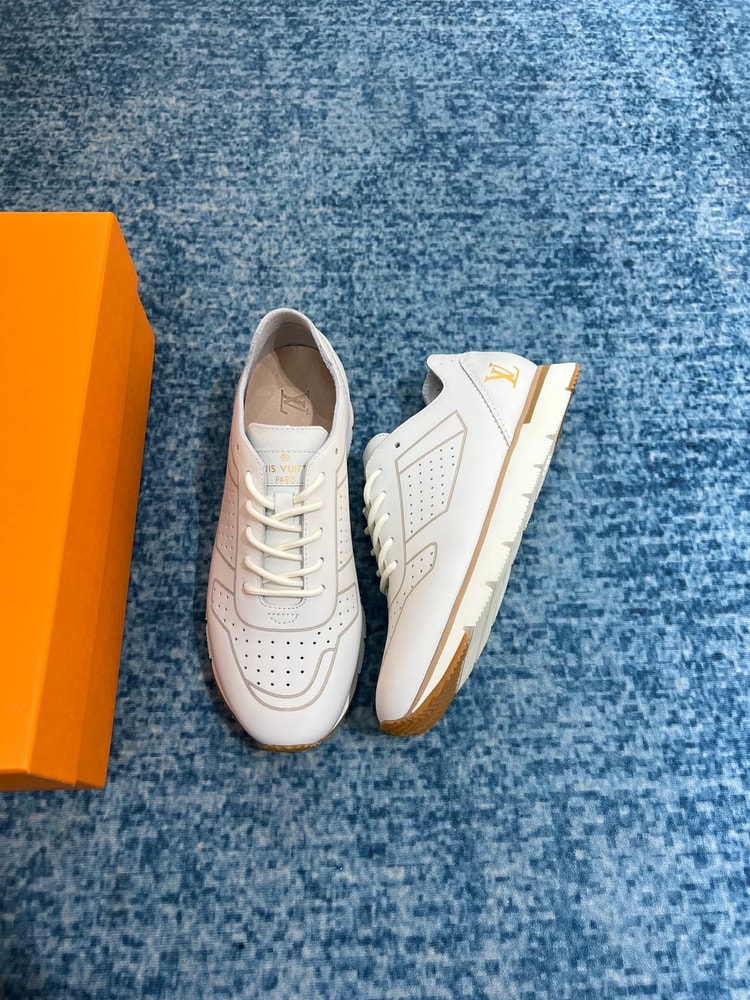 Louis Vuitton Formal Dimension High Derby Rubber White For Men LV