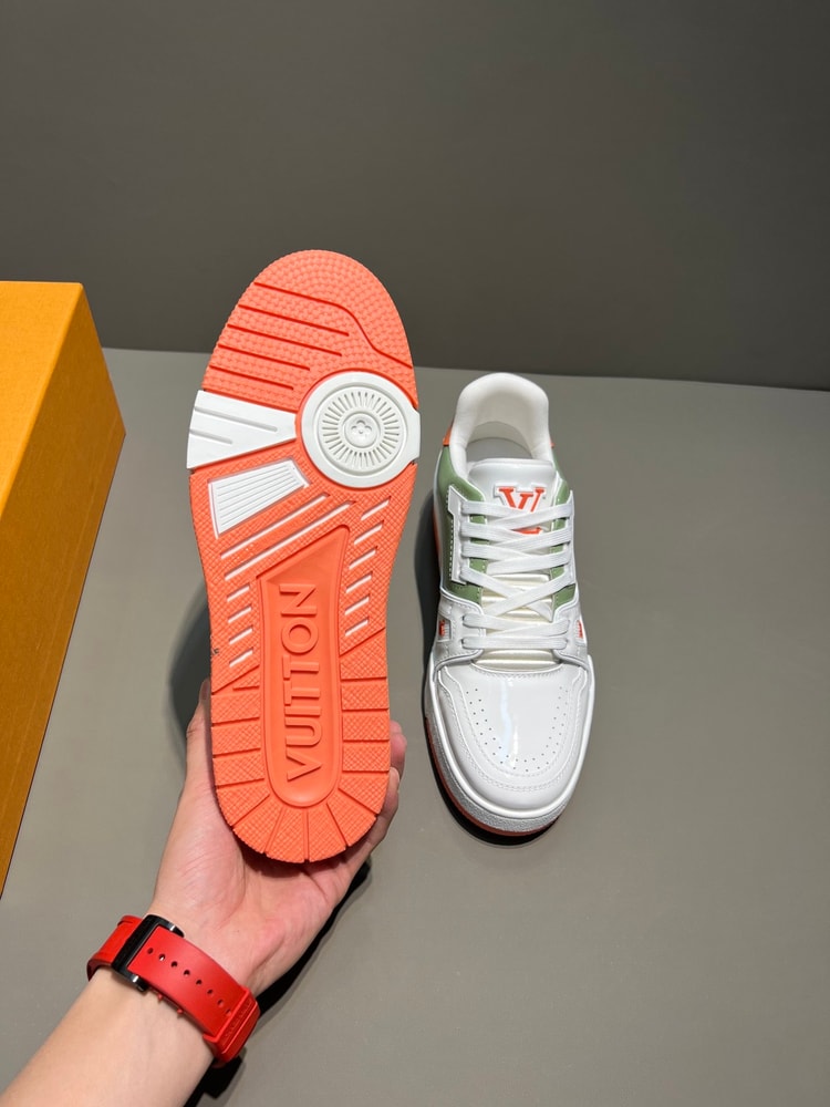 Louis Vuitton Trainer Sneaker Mix Of Materials Multi Color For Men LV