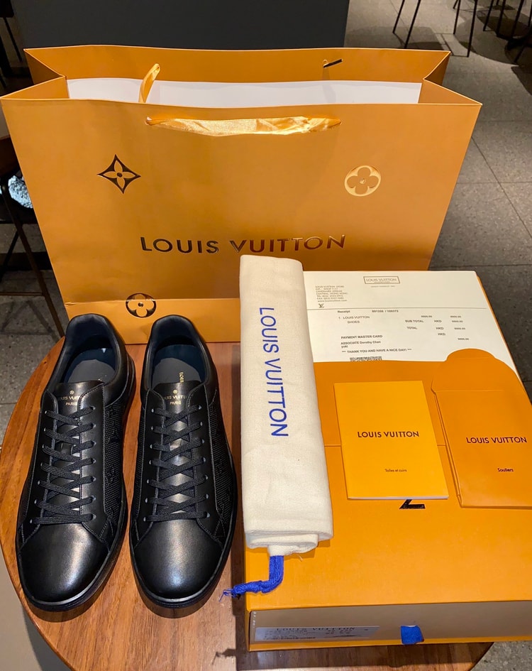 Louis Vuitton Luxembourg Sneaker Black For Men LV 1A8QEB