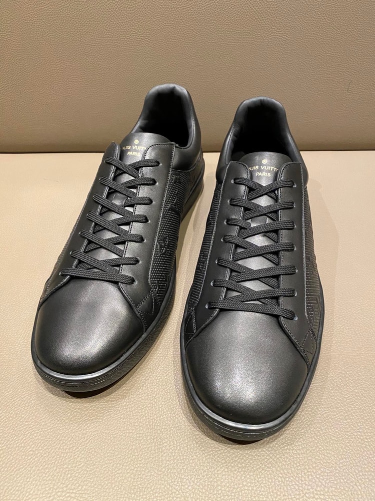 Louis Vuitton Luxembourg Sneaker Black For Men LV 1A8QEB
