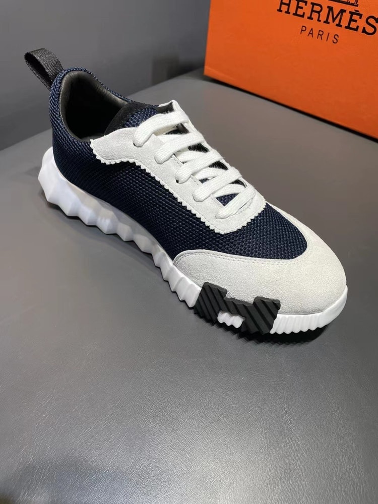 Hermes Bouncing Sneaker Dark Blue For Men
