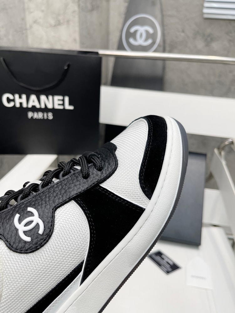 Chanel Sneakers White/Black For Women, Women's Shoes