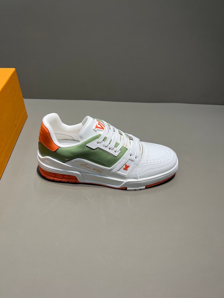 Louis Vuitton Trainer Sneaker Mix Of Materials Multi Color For Men LV