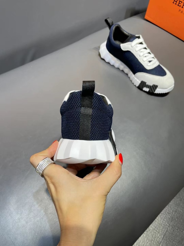 Hermes Bouncing Sneaker Dark Blue For Men